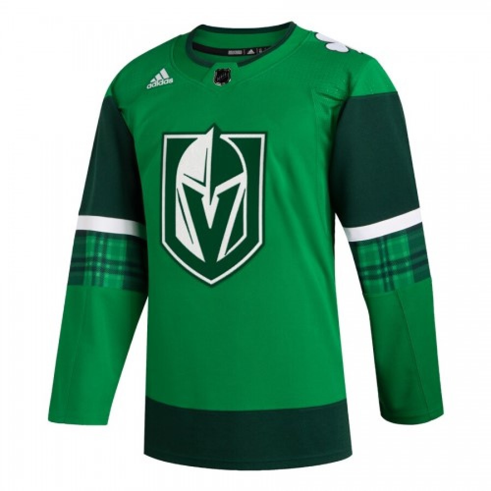 Men's Vegas Golden Knights adidas Green 2020 St. Patrick's Day Custom Jersey-Pro Kit Vault | Brand New 26/27 Sports Jerseys